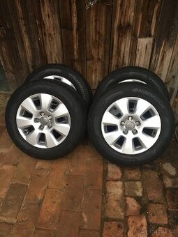 Alu sada Audi 5x112 R16 letní pneu