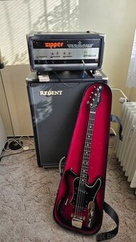 Zesilovač Vermona 600B +reprobedna Regent+Jolana Iris Bass