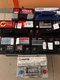 Autobaterie 100ah Autobaterie 74ah autobaterie 55ah