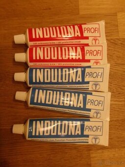 Indulona - modrá + červená.