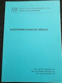Elektromechanické měniče – ČVUT