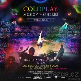 Coldplay - 5 x sezení vedle sebe, 24.8.2024, Vídeň