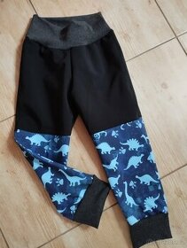 Zimní softshellové kalhoty s fleecem 98/104