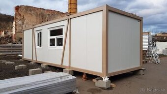 Obytný/kancelářský kontejner o rozměru 3 x 8 m