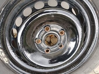 Sada plechové disky+pneu vw, škoda,seat