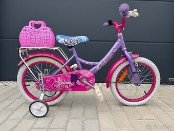 Dívčí kolo 16” a tažná tyč Trail Gator