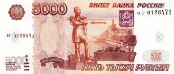 na prodej 100 tisíc ruských rublů