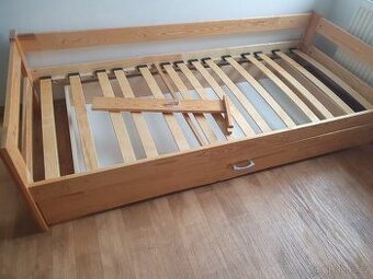 Dětská postel masiv s úložným prostorem 180x80
