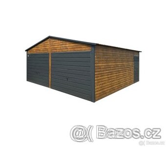Plechová garáž 6x6m.