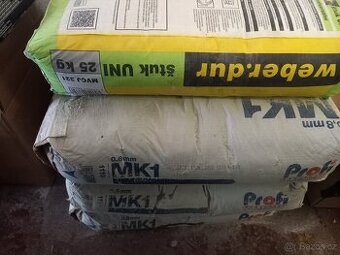 Omítka MK 1 Profi, Weber štuk Uni, Ytong vnitřní omítka