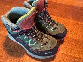 Dětské trekové boty SALEWA Jr Alp Trainer Mid GTX, vl. 30