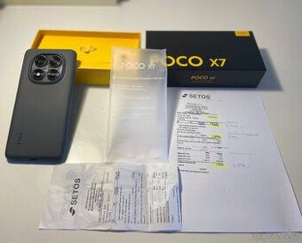 Rozbalený XIAOMI POCO X7 256GB / 8GB černý vč. ochr. sklíčka