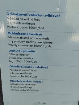 Úplně nový ochlazovač- zvlhčovač