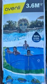 Bazén Avenli 3,6m x 76cm+písková filtrace,písek,solární pla