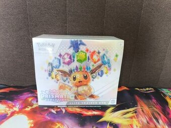 Prodám Elite Trainer box Prismatic evolutions sealed škozený