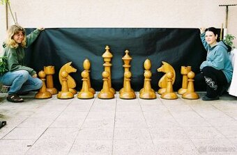 Zahradní šachy z masivu ruční výroba