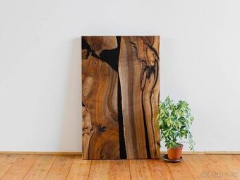 Konfereční stůl ořech + epoxid. 50% sleva