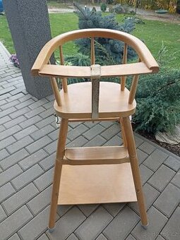 Dětská retro jídelní židle