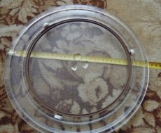 Prodám skleněný talíř a kruh talíře roler