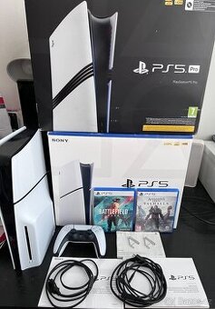 PS5 1TB Slim s mechanikou + hry Super stav