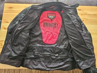 Bunda Ozone a kalhoty Macna na motorku