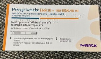 Pergoveris 300UI stimulační lék na IVF