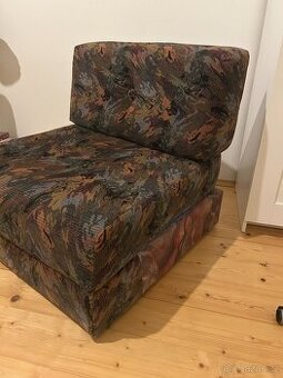 Dve rozkladacie kreslá