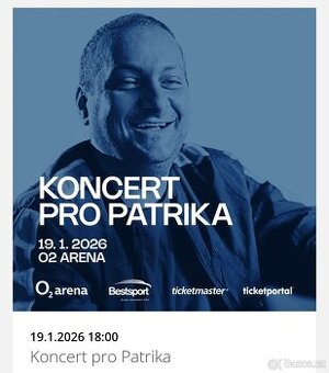 Koncert pro Patrika - VIP klubové patro