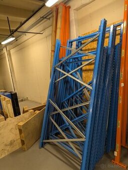 Paletové regály - extrémně levně - vše musí pryč