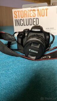 Canon EOS 2000D + 2 objektivy + kompletní příslušenství