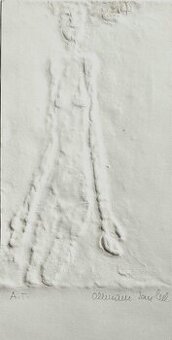 Olbram Zoubek - Bezová duše - originální reliéfní tisk