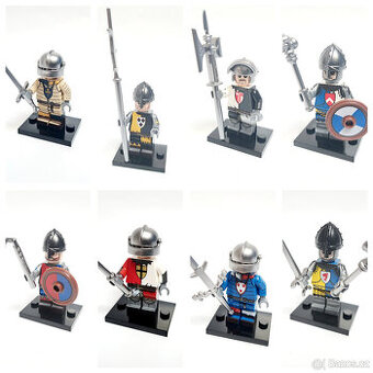 Minifigurky Středověk Válka Růží (1), typ Lego