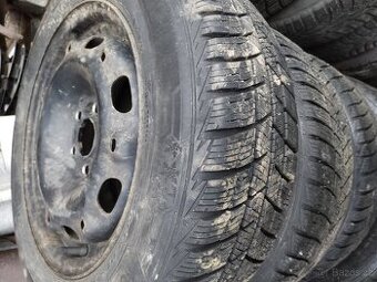 185/60 r14 Barum polaris5 + DISKY ŠKODA FABIA 5X100mm