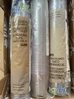 Plastový kelímek kompostovatelný