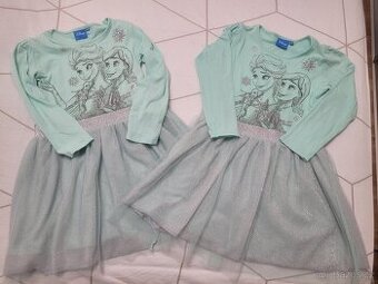 Šaty Disney 122 pro dvojčata