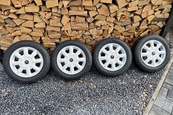 Alu kola 4x100, R15, 5.5J, ET 45 vč. zimních pneu 175/65R15