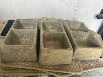 Betonová dvojmiska pro psy kočky Králíky slepice 3ks