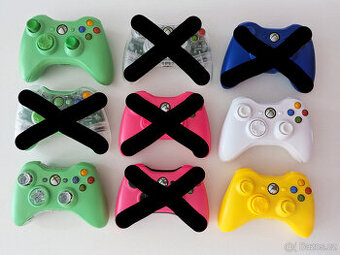 Barevné ovladače Xbox 360 - jako nové, Praha