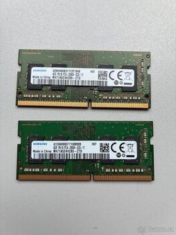 Paměti Samsung SO DIMM DDR4 4 GB, 2666 MHz, PC4-21300