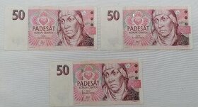 50korun českých 1997 D, C, E, oběh