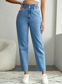 Krásné moderní džíny do pasu vel.xs - 1