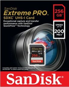 SanDisk SDXC 256GB Extreme PRO