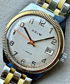 Československé Retro Vintage hodinky PRIM Elegant zo 70. rok