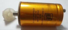 Elektrolytické kondenzátory 22000uF/40V, použité - 1