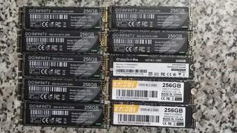 ssd 256GB M.2 sata 2280 životnost 100%