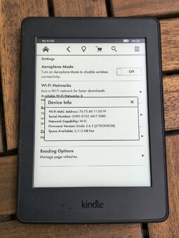 Čtečka knih Amazon Kindle paperwhite3