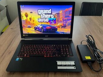 Herní Acer Nitro 17.3"FHD IPS-i7 8x3.6GHz-GTX 4GB-SSD 256GB