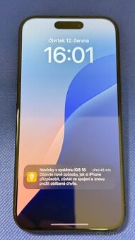 iPhone 15 Pro 256GB Blue Titanium, pouze 2x E-SIM
