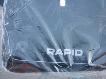Textilní koberce s nápisem Rapid -4dílné nové-mají fixaci