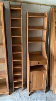 Ikea Leksvik stojan na CD Hemnes antik